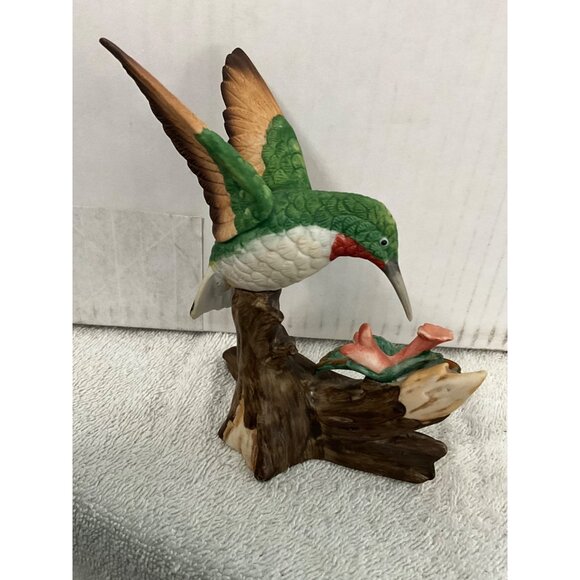 Vintage Lefton China Hummingbird Figurine GG1722 Hand Painted Porcelain - Picture 2 of 3